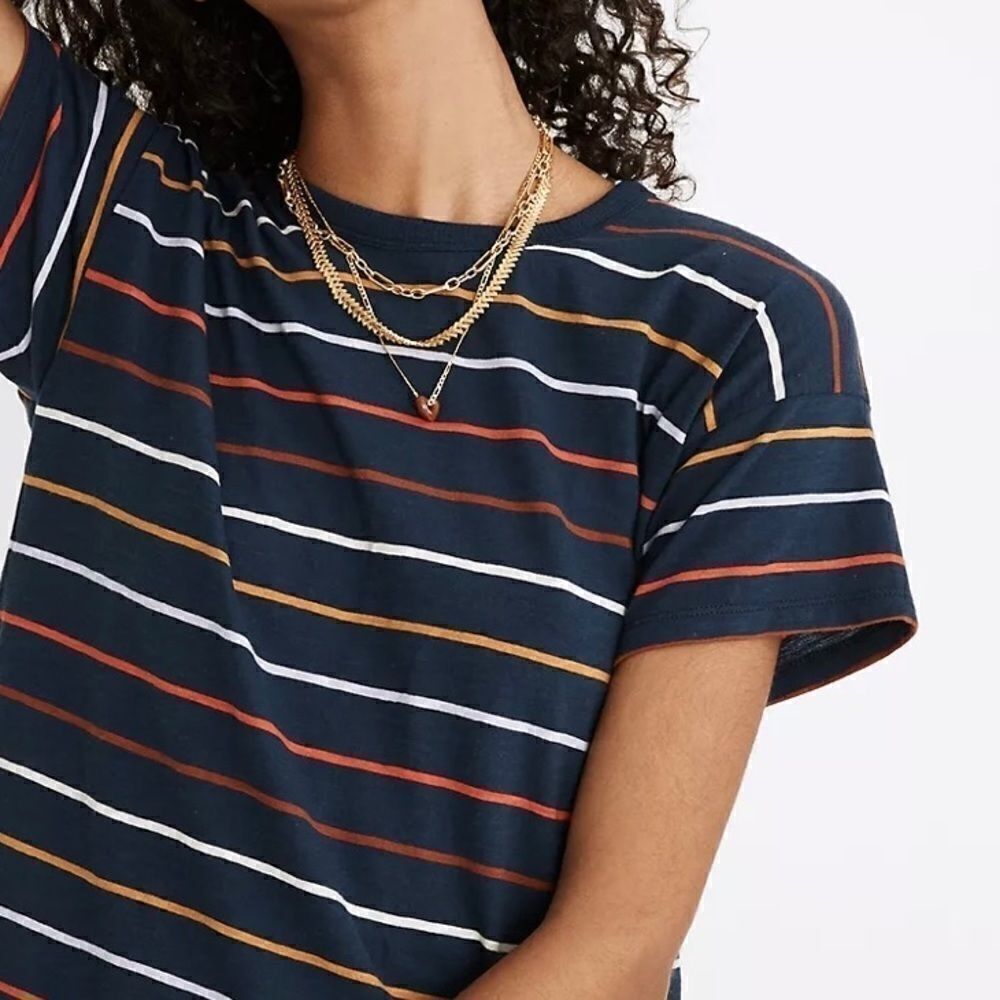 Madewell Infinite Arrowstack Chevron Chain Necklace - Picture 3 of 3